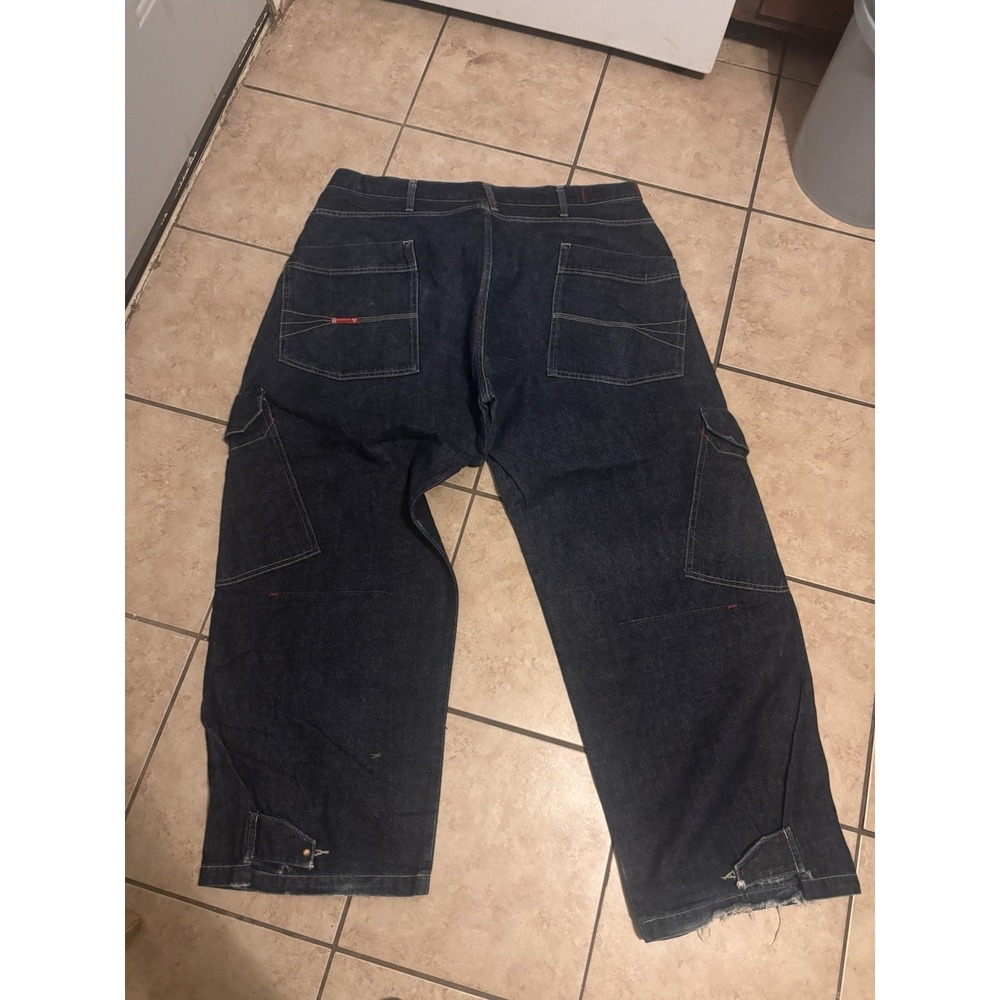 GUESS Men's Vintage Blue Denim Jeans Size 42x32 Made In USA Y2K 90s Baggy Skater